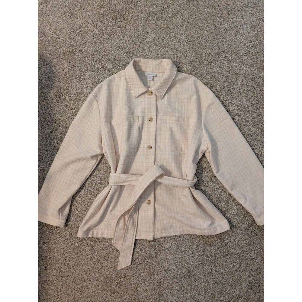 Liz Claiborne Lightweight Plaid Jacket